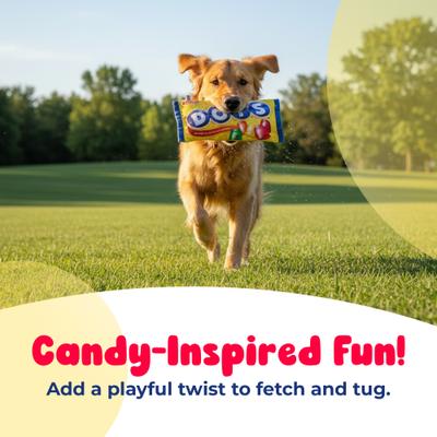 Show full view: Dots Squeak Mat Squeaky Dog Plush Toy slide 2 of 6