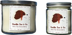 Vanilla Joe & Co. Shih Tzu Strawberry Candle, 9-oz jar
