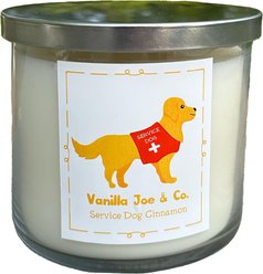 Vanilla Joe & Co. Service Dog Cinnamon Candle, 9-oz jar
