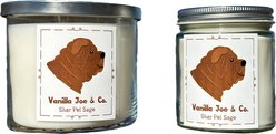 Vanilla Joe & Co. Shar Pei Sage Candle, 18-oz jar