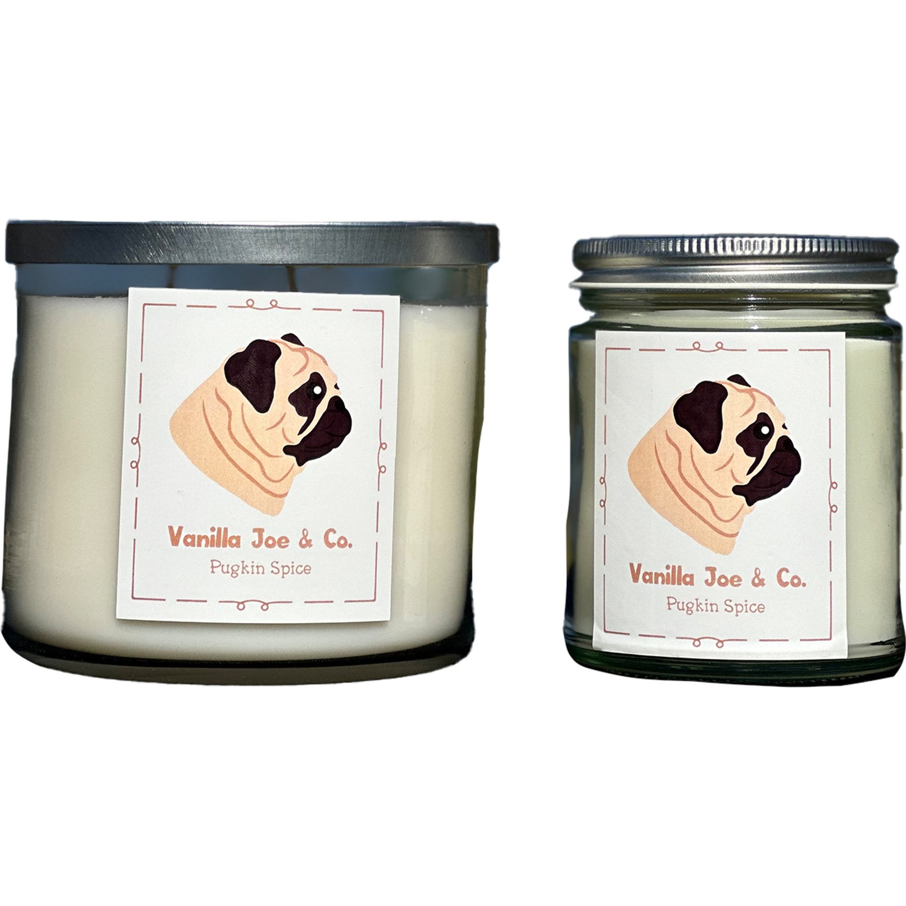 Vanilla Joe & Co. Pugkin Spice Candle, 9-oz jar