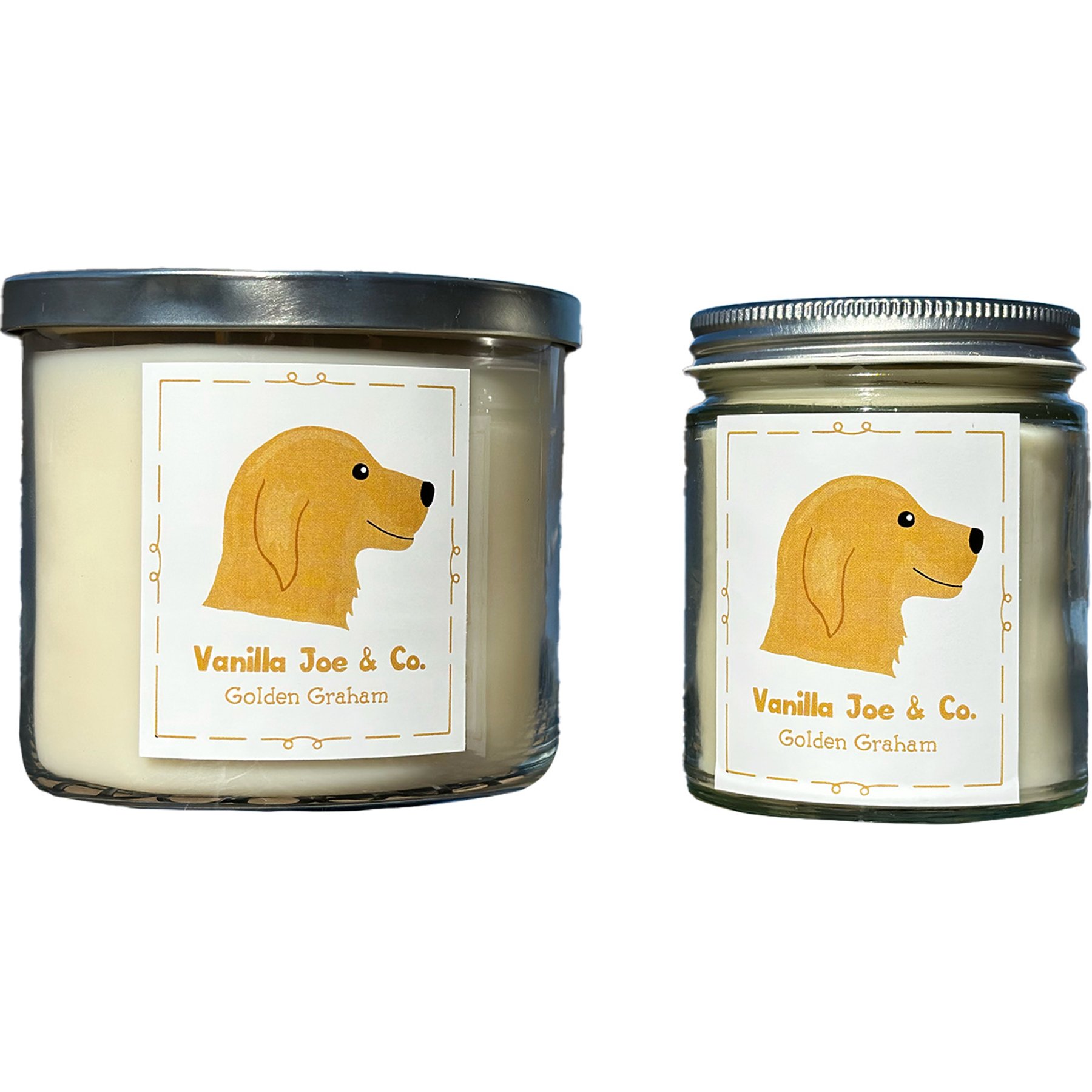 Vanilla Joe & Co. Golden Graham Candle, 18-oz jar