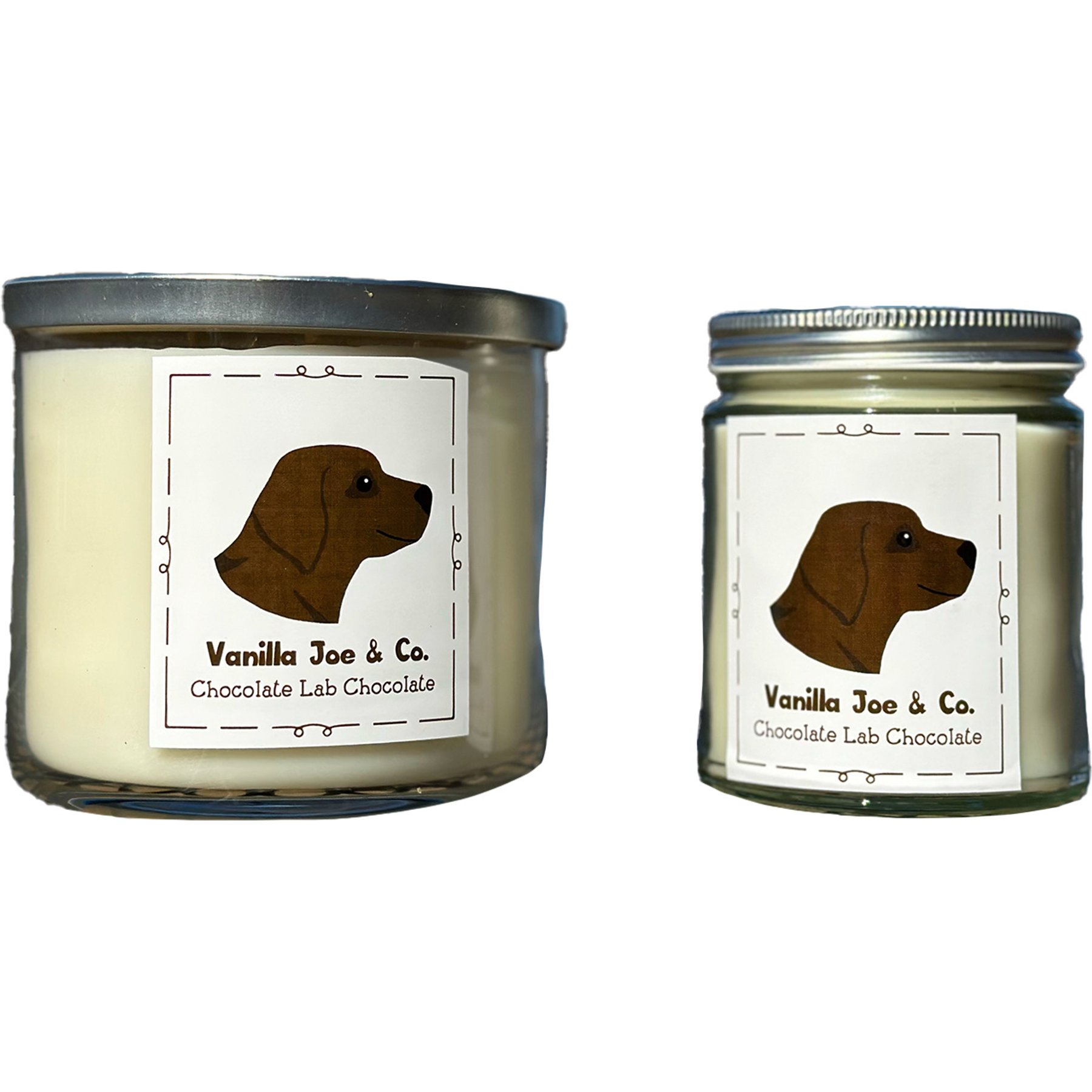 Vanilla Joe & Co. Chocolate Lab Chocolate Candle, 18-oz jar