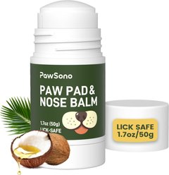 PawSono Lick-Safe Dog Paw & Nose Balm with Coconut Oil, 1.7-oz stick