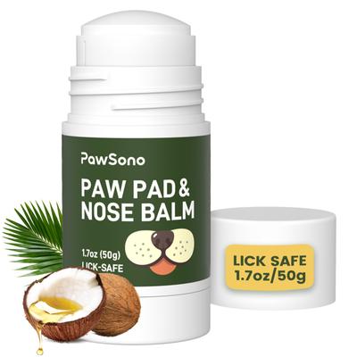 Show full view: PawSono Lick-Safe Dog Paw & Nose Balm with Coconut Oil, 1.7-oz stick slide 1 of 9