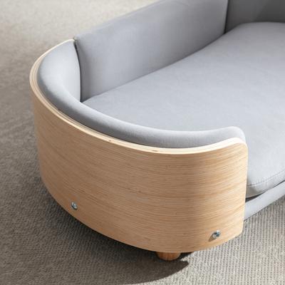 Show full view: Bencmate Modern Sofa Bed for Small & Medium Dogs & Cats, Grey, 26.38 x 16.14 x 9.84-in slide 8 of 8