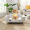 Show in main carousel: Bencmate Corduroy Couch Elevated Dog & Cat Bed with Wood Legs, 30.25 x 21.75 x 14-in, Beige slide 6 of 9