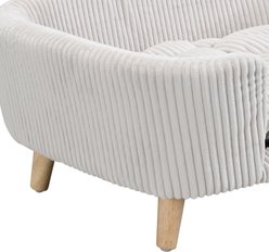 Zeus & Ruta Sofa Dog Bed, Beige slide 2 of 6