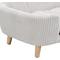 Show in main carousel: Bencmate Corduroy Couch Elevated Dog & Cat Bed with Wood Legs, 30.25 x 21.75 x 14-in, Beige slide 5 of 9