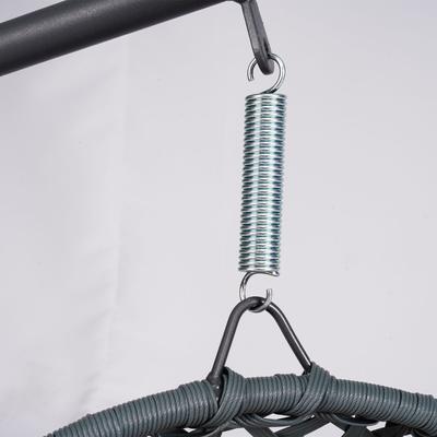 Show full view: Bencmate Rattan Wicker Egg Chair Swing Dog & Cat Bed with Stand, 19.3 x 19.3 x 28.7-in, Green slide 4 of 8