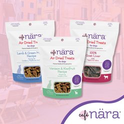 Cafe Nara 100% Goat Liver Air Dried Dog Treats, 3.5-oz bag slide 2 of 8