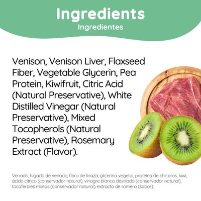 Show full view: Cafe Nara Venison & Kiwifruit Air Dried Dog Treats, 3.5-oz bag slide 6 of 8