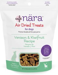 Cafe Nara Venison & Kiwifruit Air Dried Dog Treats, 3.5-oz bag