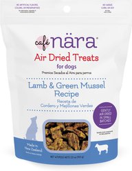 Cafe Nara Lamb & Green Mussel Air Dried Dog Treats, 3.5-oz bag