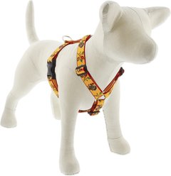LupinePet Thanksgiving Turkeys Adjustable Dog Harness, Turkey Trot, X-Large: 36 to 44-in chest girth, 1-in wide