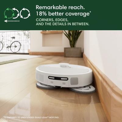 Show full view: iRobot Roomba Plus 505 Combo robot + AutoWash dock, White slide 7 of 10