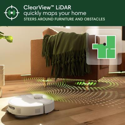 Show full view: iRobot Roomba Plus 405 Combo Robot Vacuum & Mop with AutoWash Dock, White slide 5 of 10