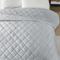 Show in main carousel: Allisandro Diamond Quilted Reversible Velvet & Sherpa Dog Bed Blanket, Grey, Queen slide 3 of 7