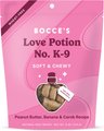 Bocce's Bakery Love Potion No. K-9 Peanut Butter, Banana & Carob Flavor Soft & Chewy Dog Treats, 6-oz bag