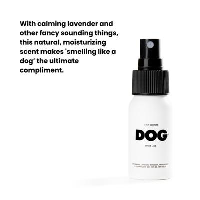 Show full view: DOG By Dr Lisa Calm Dog Cologne Spray, 30-mL bottle slide 3 of 5