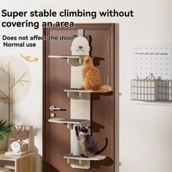 NonoPets Over-the-Door Cat Climbing Tower slide 2 of 5