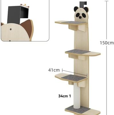 Show full view: NonoPets Over-the-Door Cat Climbing Tower slide 5 of 5