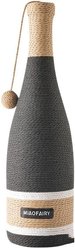 NonoPets Champagne Bottle 24.8-in Hemp Cat Scratching Post, with Ball Tunnel slide 2 of 6