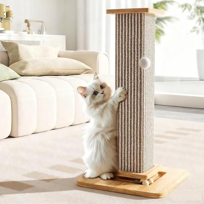 Show full view: NonoPets 25.59-in Hemp Cat Scratching Post slide 3 of 5