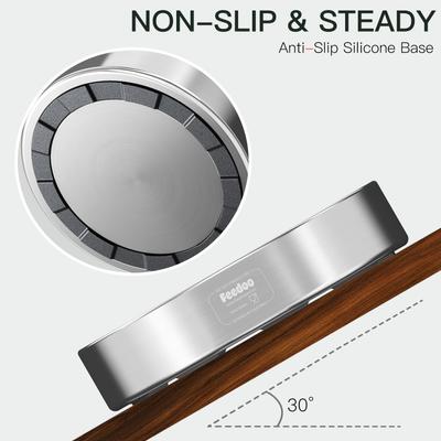 Show full view: Feedoo Double-Wall Non-Skid Stainless Steel Slow Feeder Dog Bowl, Small: 1-cup slide 6 of 9