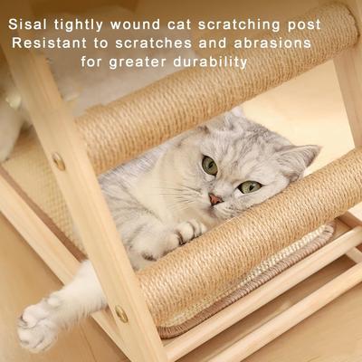 Show full view: NonoPets 3-in-1 20.5-in Hemp Cat Scratching Ramp with Rest Platform slide 7 of 7