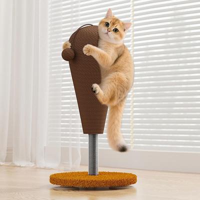 Show full view: NonoPets Chicken Leg 22.4-in Hemp Cat Scratching Post with Toy slide 9 of 9