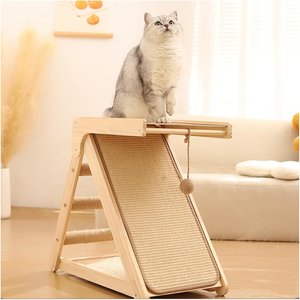 NonoPets 3-in-1 20.5-in Hemp Cat Scratching Ramp with Rest Platform