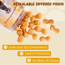 Pawmate Chicken & 2.5-inch Peanut Butter Bones Dog Treats, 11-oz bag slide 2 of 9