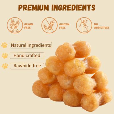 Show full view: Pawmate Chicken & 2.5-inch Peanut Butter Bones Dog Treats, 11-oz bag slide 6 of 10