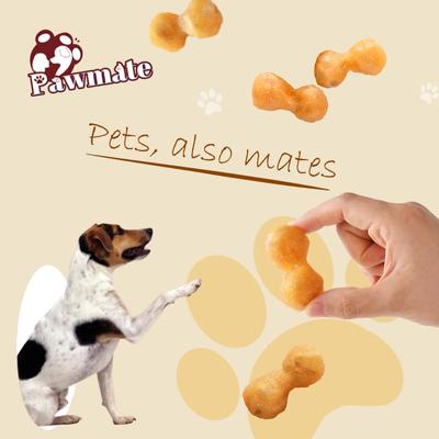 Show full view: Pawmate Chicken & 2.5-inch Peanut Butter Bones Dog Treats, 11-oz bag slide 9 of 10