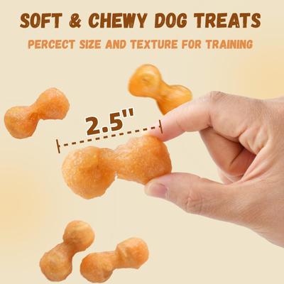 Show full view: Pawmate Chicken & 2.5-inch Peanut Butter Bones Dog Treats, 11-oz bag slide 4 of 10