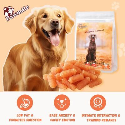 Show full view: Pawmate Chicken Sausage Dog Treats, 11-oz bag slide 7 of 10