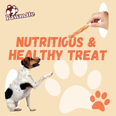 Show full view: Pawmate Chicken Wrapped Rawhide Sticks Dog Chews, 11-oz bag, 20 count slide 9 of 10