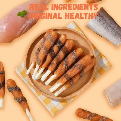 Show full view: Pawmate Cod Skin & Hot Dogs Flavor Dog Chews, 11-oz bag slide 10 of 10