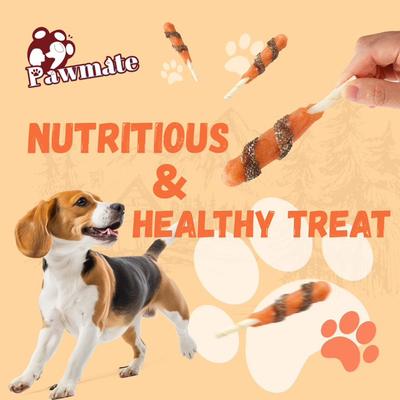 Show full view: Pawmate Cod Skin & Hot Dogs Flavor Dog Chews, 11-oz bag slide 9 of 10