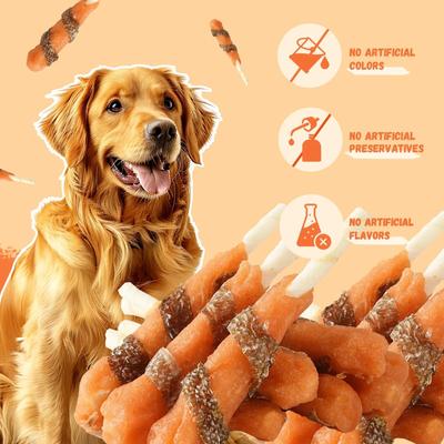 Show full view: Pawmate Cod Skin & Hot Dogs Flavor Dog Chews, 11-oz bag slide 6 of 10