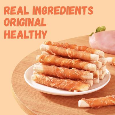 Show full view: Pawmate Chicken Crunchy Jerky Dog Treats, 11-oz bag slide 4 of 10