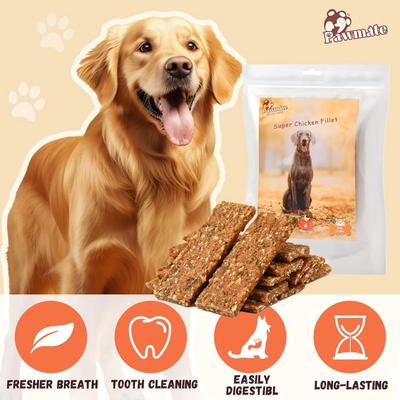 Show full view: Pawmate Chicken Apple Jerky Dog Treats, 11-oz bag, 12 count slide 6 of 9