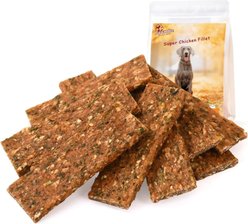 Pawmate Chicken Apple Jerky Dog Treats, 11-oz bag, 12 count