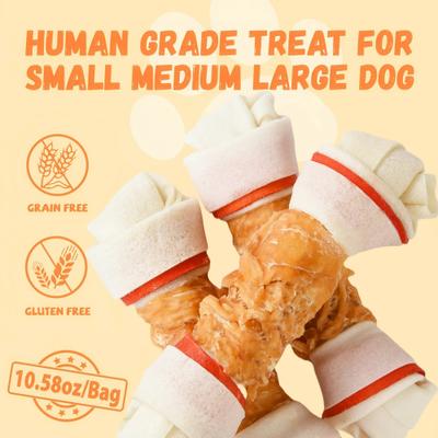 Show full view: Pawmate Teething Stick 6.5-inch Chicken Wrap Dog Chews, 11-oz bag, 4 count slide 7 of 10