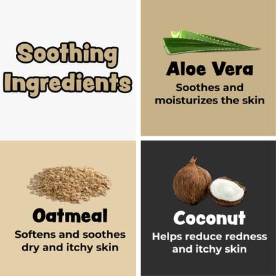 Show full view: Bark & Clean Soothing Oatmeal with Aloe Vera Dog Shampoo, 1-gal slide 2 of 7