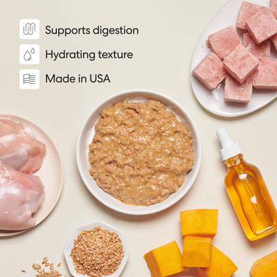 Show full view: tuft & paw Free Range Chicken & Rabbit Stew Wet Cat Food, 5.5-oz can, case of 12 slide 6 of 8