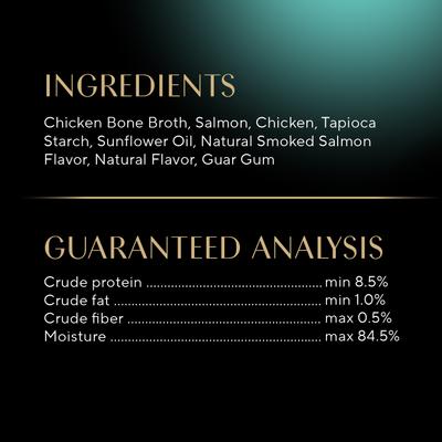 Show full view: Sheba Premium Puree Smoked Salmon Flavor Grain-Free Lickable Cat Treats, 0.49-oz tube, 4 count slide 7 of 8