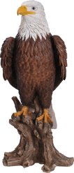 Hi-Line Gift 26.8-in Bald Eagle On Stump Statue Outdoor Decor slide 2 of 6