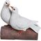 Show in main carousel: Hi-Line Gift 8.5-in Two Doves On A Log Statue Outdoor Decor slide 2 of 7
